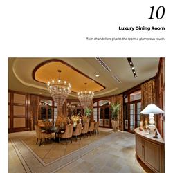 灯饰设计 Diningroom 2018年欧美奢华餐厅灯饰设计杂志