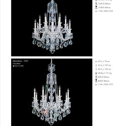 灯饰设计 Swarovski 2018年水晶玻璃灯饰设计