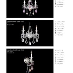 灯饰设计 Swarovski 2018年水晶玻璃灯饰设计