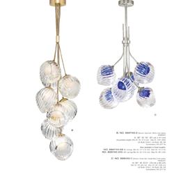 灯饰设计 fine art lamps 2018年美式轻奢现代金属玻璃灯具