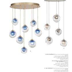 灯饰设计 fine art lamps 2018年美式轻奢现代金属玻璃灯具