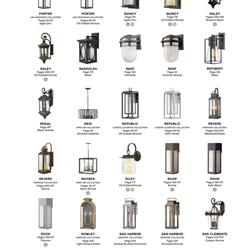 灯饰设计 欧美灯饰设计品牌Hinkley户外灯 2019年1月新目录