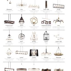 灯饰设计 Kichler 2019年最新美式灯具设计产品目录