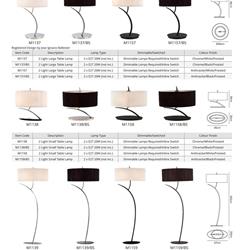 灯饰设计 2019年欧美现代时尚台灯落地灯设计画册