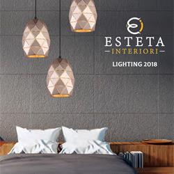 现代灯具目录设计:Esteta 2019年欧美现代前卫灯具设计图片