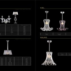 灯饰设计 Iris Cristal 2019年欧美玻璃弯管蜡烛吊灯设计目录