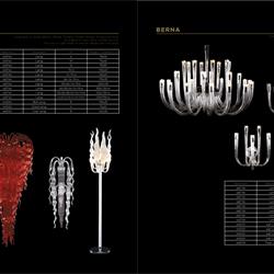 灯饰设计 Iris Cristal 2019年欧美玻璃弯管蜡烛吊灯设计目录