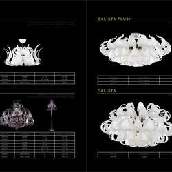 灯饰设计 Iris Cristal 2019年欧美玻璃弯管蜡烛吊灯设计目录