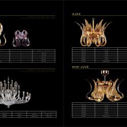灯饰设计 Iris Cristal 2019年欧美玻璃弯管蜡烛吊灯设计目录