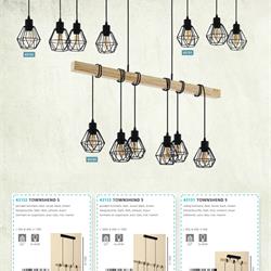 灯饰设计 Eglo 2019-2020年欧美现代工业风灯饰设计目录