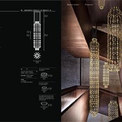 灯饰设计 MASIERO 2019年欧美室内大型水晶吊灯设计素材图册