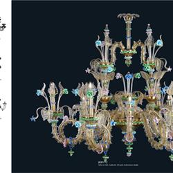 灯饰设计 2019年经典水晶玻璃灯具设计素材图片 ARTE DI MURANO