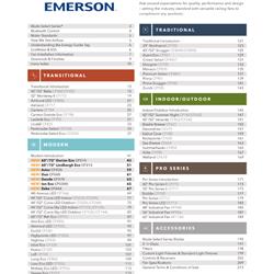 灯饰设计 Emerson 2019年欧美LED风扇灯设计素材图片