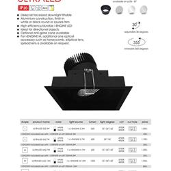 灯饰设计 lightinghouse 2020年商业照明筒灯射灯图片目录