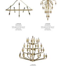 灯饰设计 Noir lighting 2019年欧美轻奢铜灯设计电子目录