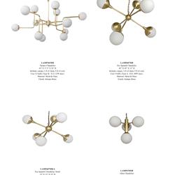 灯饰设计 Noir lighting 2019年欧美轻奢铜灯设计电子目录
