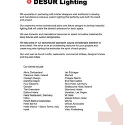 desur lighting 2019年国外家居灯饰灯具设计