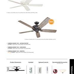 灯饰设计 Emerson 2020年欧美家居LED风扇灯设计