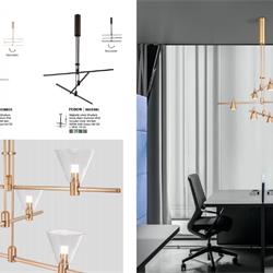 灯饰设计 Nova Luce 2020年欧美现代简约办公照明设计素材