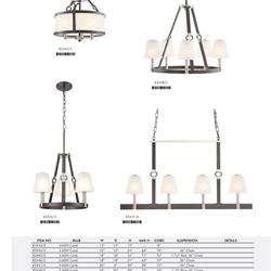 灯饰设计 ELK 2021年美式灯饰品牌产品电子目录