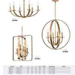 灯饰设计 ELK 2021年美式灯饰品牌产品电子目录