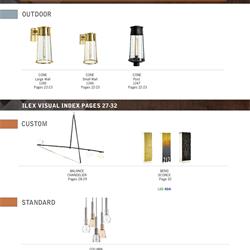 灯饰设计 ILEX 2021年美国现代定制金属灯具图片