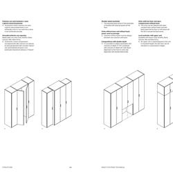 家具设计 Poliform 意大利衣帽间整体衣柜家具设计技术手册