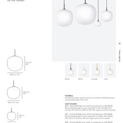 灯饰设计 Muuto 2021年现代北欧简约风格灯饰设计电子书