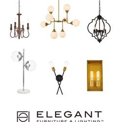 简约吊灯设计:Elegant 2021年国外灯饰设计电子杂志