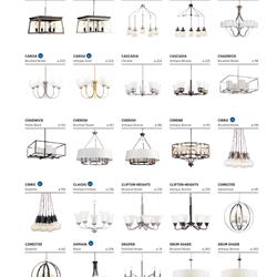 灯饰设计 2021年美式灯饰品牌 Progress 主目录