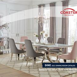 家具设计:Coaster 2021年欧美餐厅家具设计图片