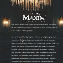 灯饰设计 Maxim 2021年最新美式灯具设计图片电子目录