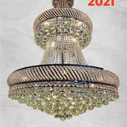 水晶蜡烛吊灯设计:Arquitetizze 2021年巴西流行灯饰设计素材图