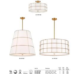 灯饰设计 Dainolite 2021年时尚欧式灯设计产品电子目录