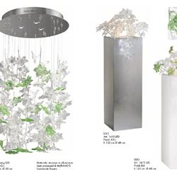 灯饰设计 Tredici Design 意大利经典花艺植物灯饰设计素材图片