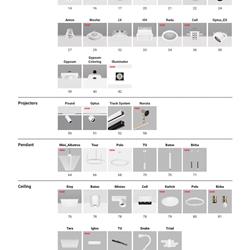 灯饰设计 Linea Light 2021年欧美商业照明灯具电子目录