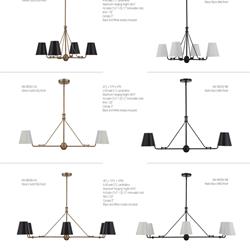 灯饰设计 Crystorama 2022年春季欧美最新流行灯饰素材图