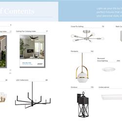 灯饰设计 Progress 2022年美式灯素材图片产品电子目录
