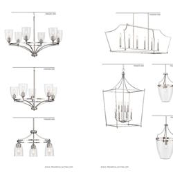 灯饰设计 Progress 2022年美式灯素材图片产品电子目录