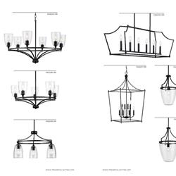 灯饰设计 Progress 2022年美式灯素材图片产品电子目录