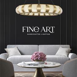 灯饰设计:Fine Art 2021年美式现代水晶玻璃艺术灯饰