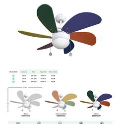 灯饰设计 Fabrilamp 2022年欧美室内LED风扇灯吊扇灯电子目录