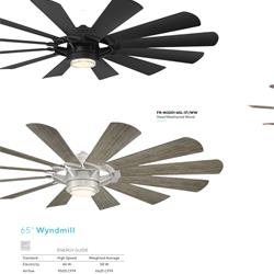 灯饰设计 Modern Forms 2022年欧美LED风扇灯吊扇灯设计图片