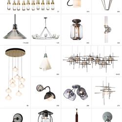 灯饰设计 Hubbardton Forge 2022年美式灯饰设计素材图片