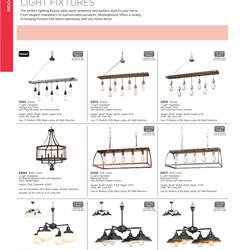 灯饰设计 Westinghouse 2022年欧美灯饰产品电子书
