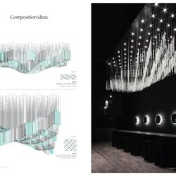 灯饰设计 Preciosa 水晶钻石云灯饰设计素材图片