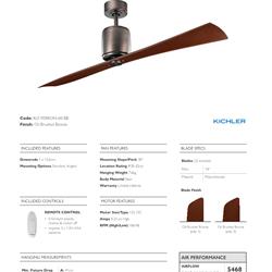 灯饰设计 Kichler 2022年欧美家居LED风扇灯吊扇灯设计素材电子图册