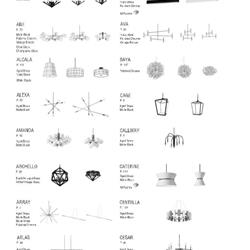 灯饰设计 Dainolite 2022年欧式灯设计产品电子目录