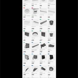 灯饰设计 SECOM 欧美建筑照明LED灯具解决方案电子目录