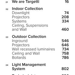 灯饰设计 Targetti 2022年欧美商业照明LED灯具解决方案